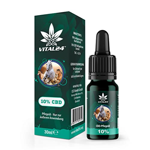 VITAL24 CBD-ÖL 10% für Pferde