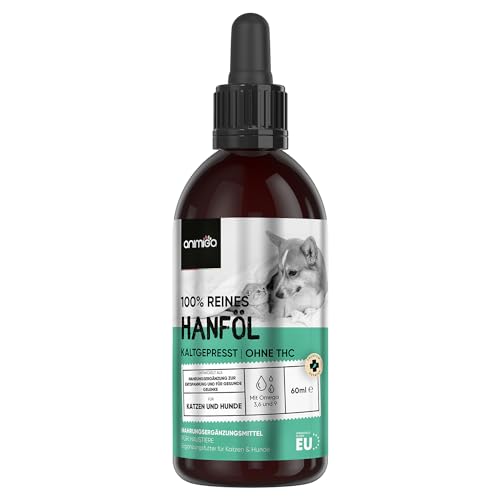 Hanfsamenöl mit Omega 3, 6 & 9 für Katzen