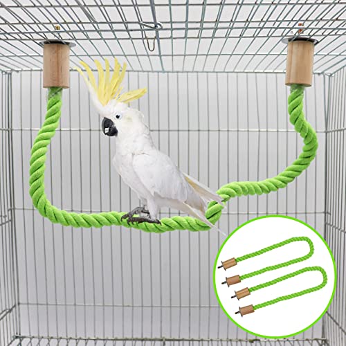 2er Pack Vogel Hanfseil, Sitzschaukel