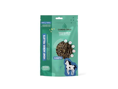 Hanfpellets mit CBD für Pferde